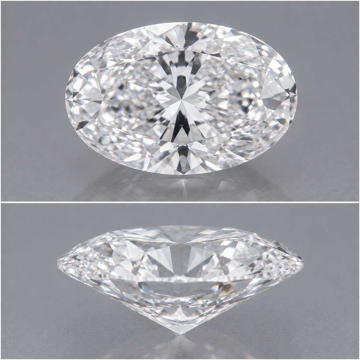 Oval Lab Grown Diamond – 1.41 Ct D VVS2 (IGI Certified) - Image 2