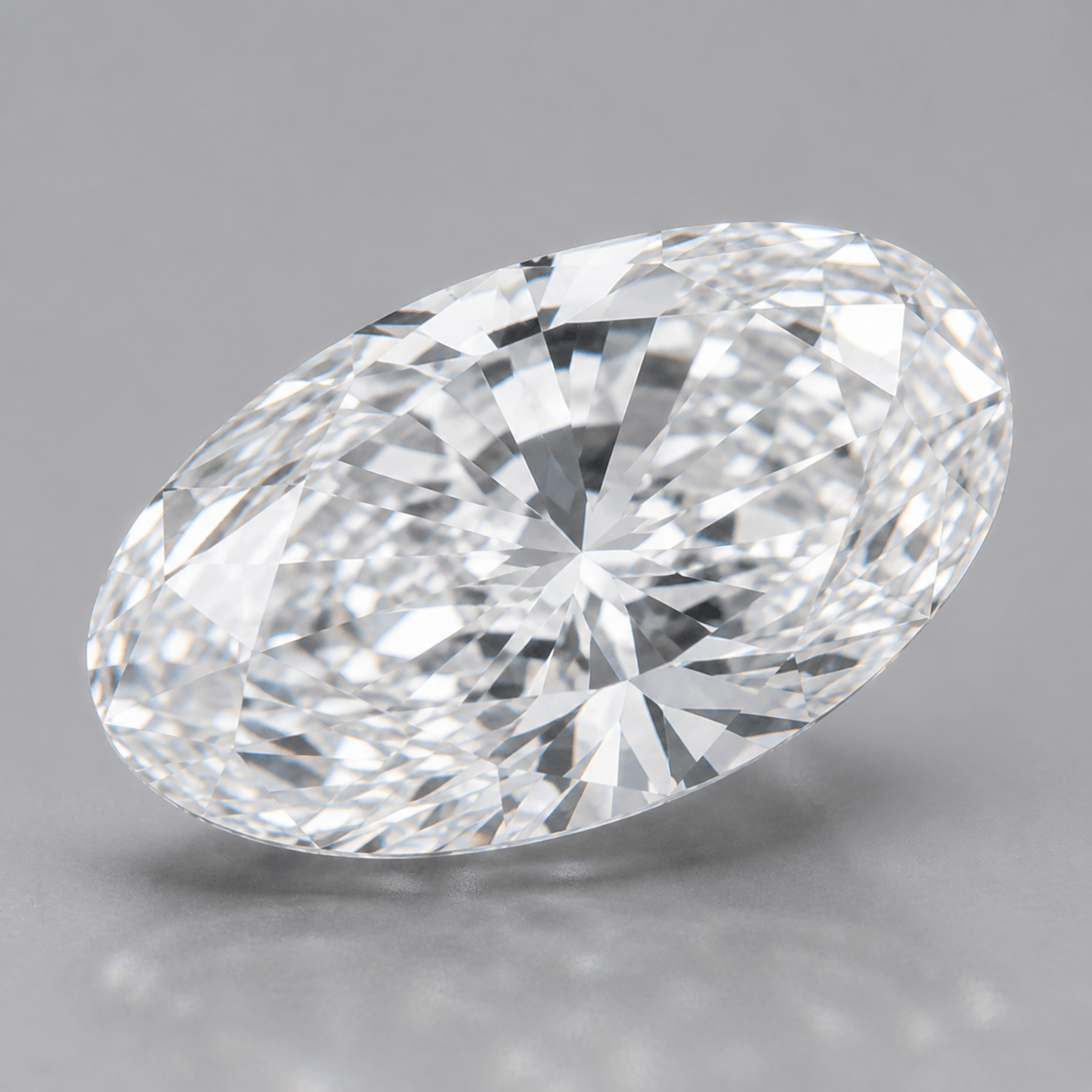 Oval Lab Grown Diamond – 1.41 Ct D VVS2 (IGI Certified) - Image 3