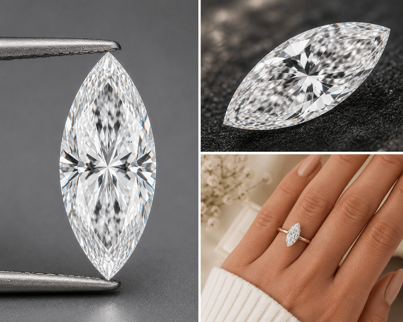 Marquise Lab Grown Diamond – 1.23 Ct - Image 3