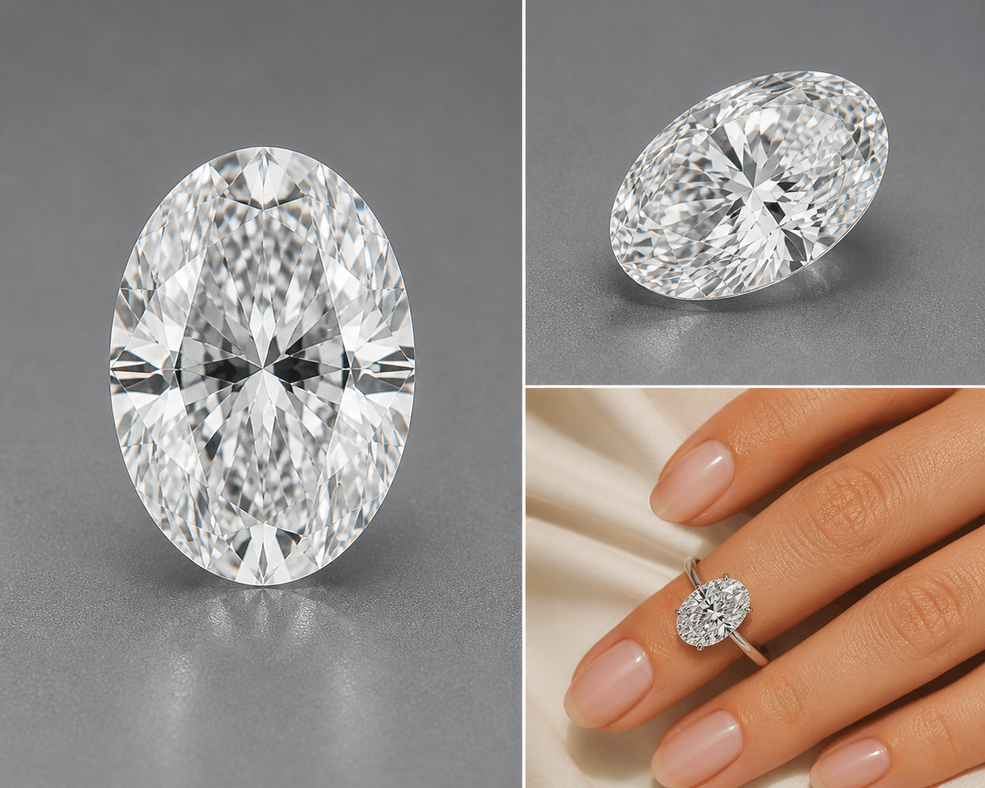 Oval Lab Grown Diamond – 3.80 Ct - Image 2